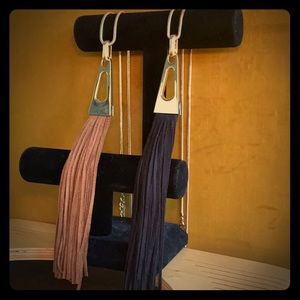 Suede Tassel Necklaces